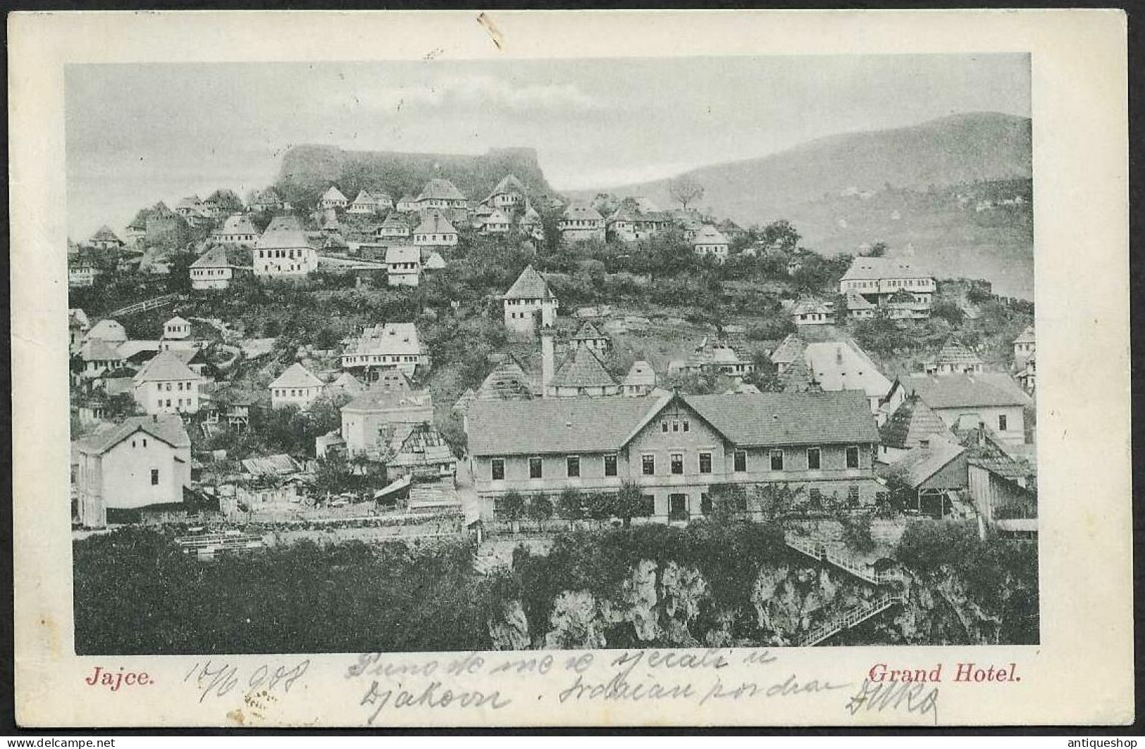 Bosnia And Herzegovina-----Jajce-----old Postcard - Bosnie-Herzegovine