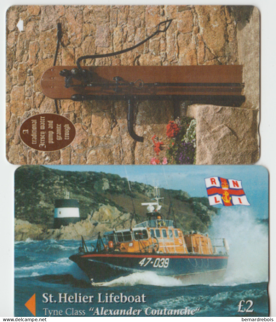 B09 - 2 CARTES MAGNETIQUES DE JERSEY Pour 1 Euro - [ 7] Jersey Y Guernsey