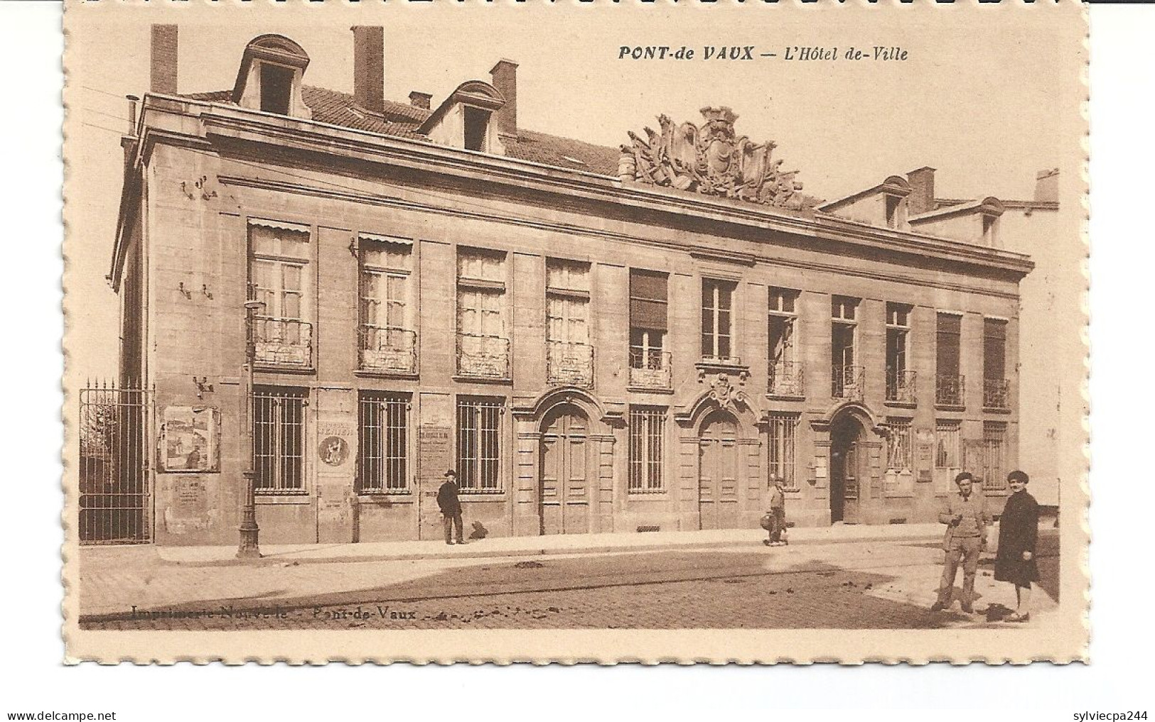 CPA 01 PONT DE VAUX - L'HOTEL DE VILLE - Pont-de-Vaux