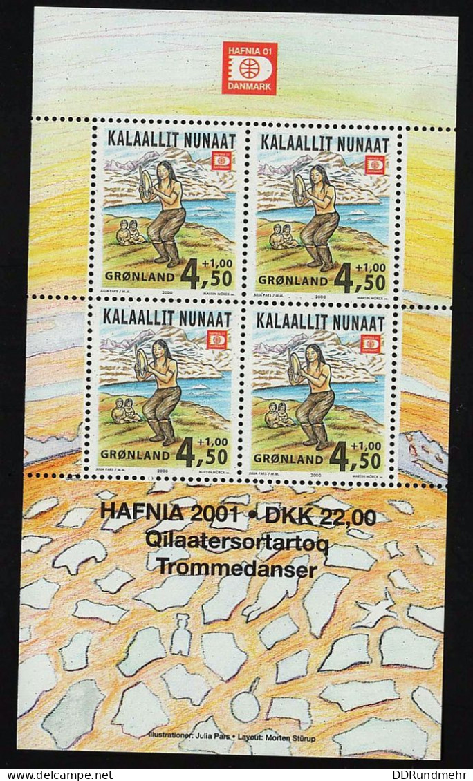 2000 Hafnia Michel GL BL19 Stamp Number GL B25a Yvert Et Tellier GL BF19 Stanley Gibbons GL MS385 Xx MNH - Blocks & Kleinbögen