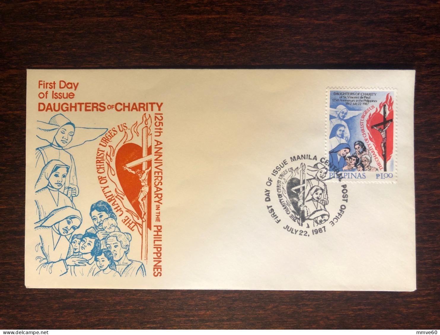 PHILIPPINES FDC COVER 1987 YEAR CHARITY HEALTH MEDICINE STAMPS - Philippinen