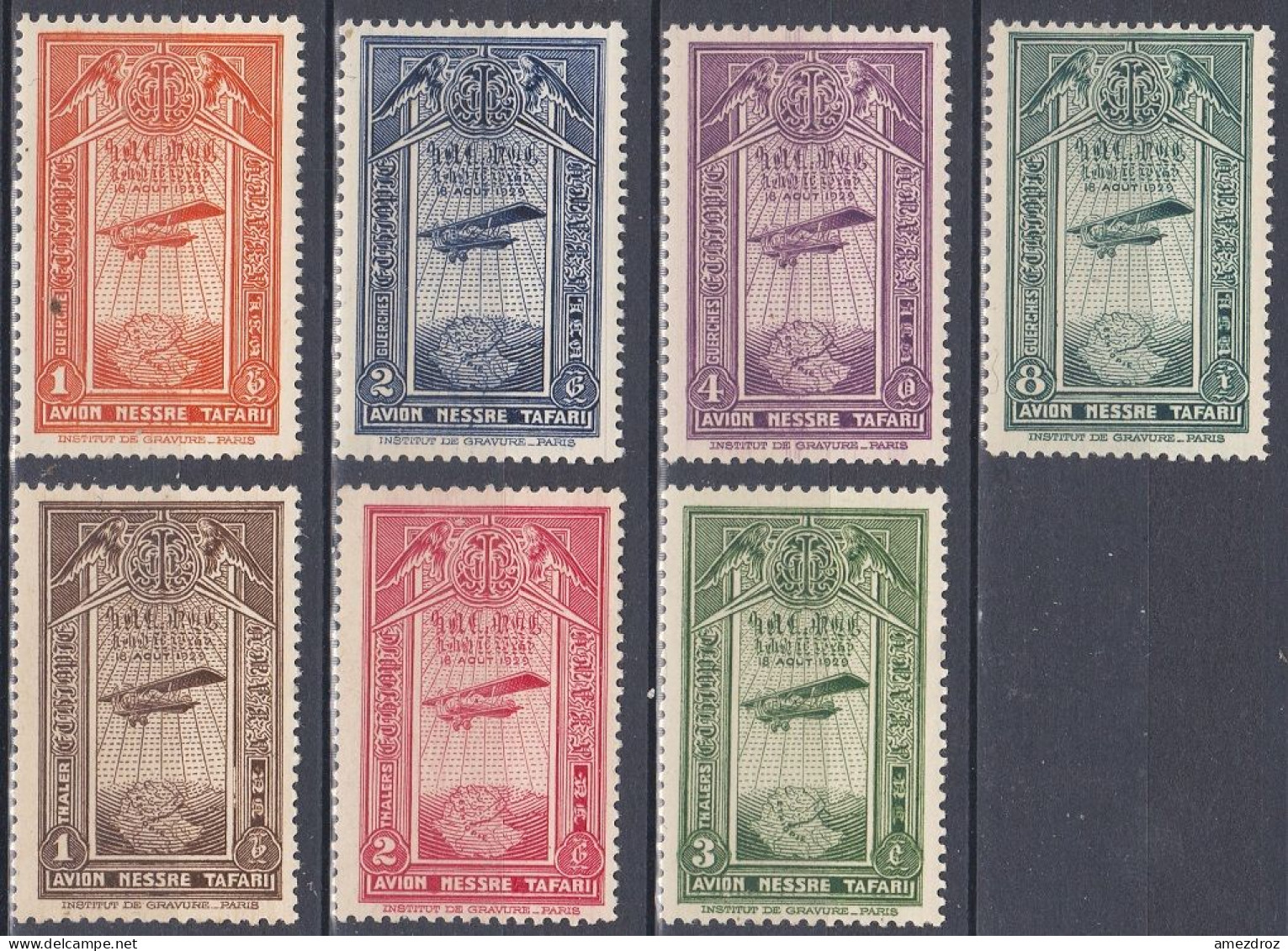 Ethiopie Poste Aérienne 1931 NMH ** (8g MH *)  Airmail  (K14) - Ethiopie