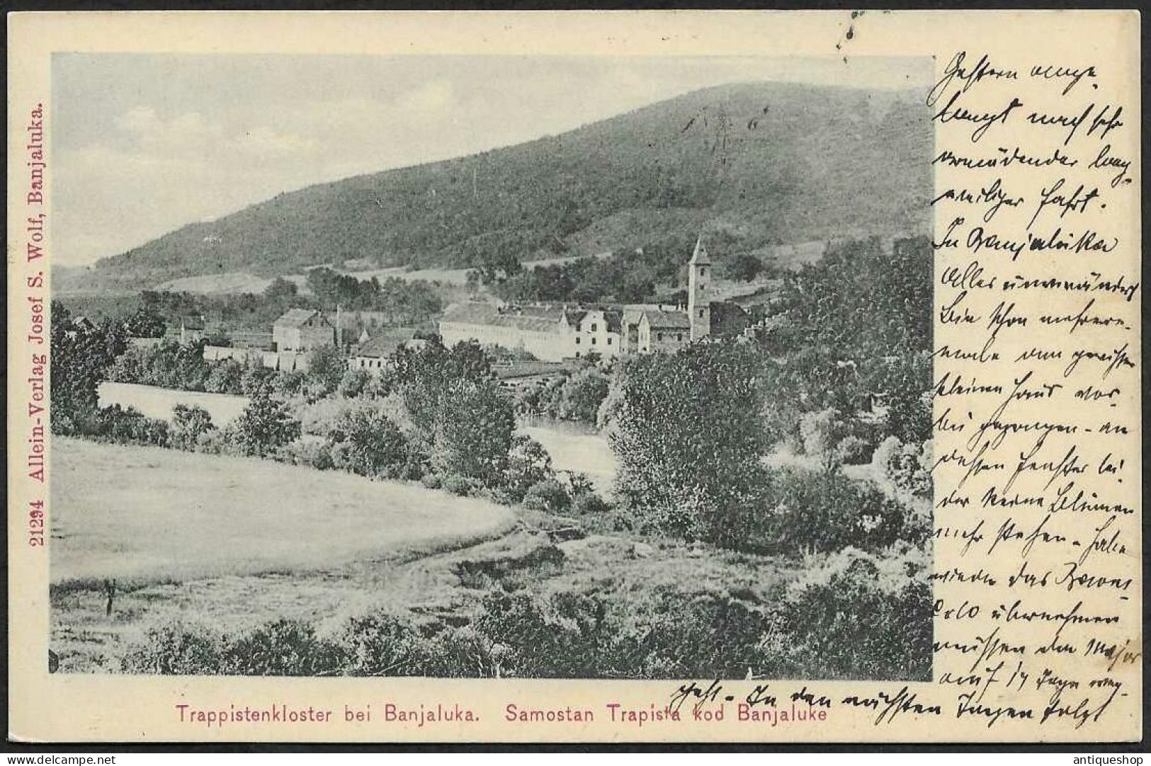 Bosnia And Herzegovina-----Samostan Trapista Kod Banja Luke------old Postcard - Bosnia And Herzegovina