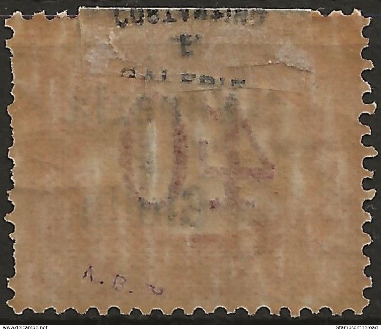 TRVGSx5L - 1918 Terre Redente - Venezia Giulia, Sassone Nr. 5, Segnatasse Nuovo Con Traccia Di Linguella */ - Venezia Giulia