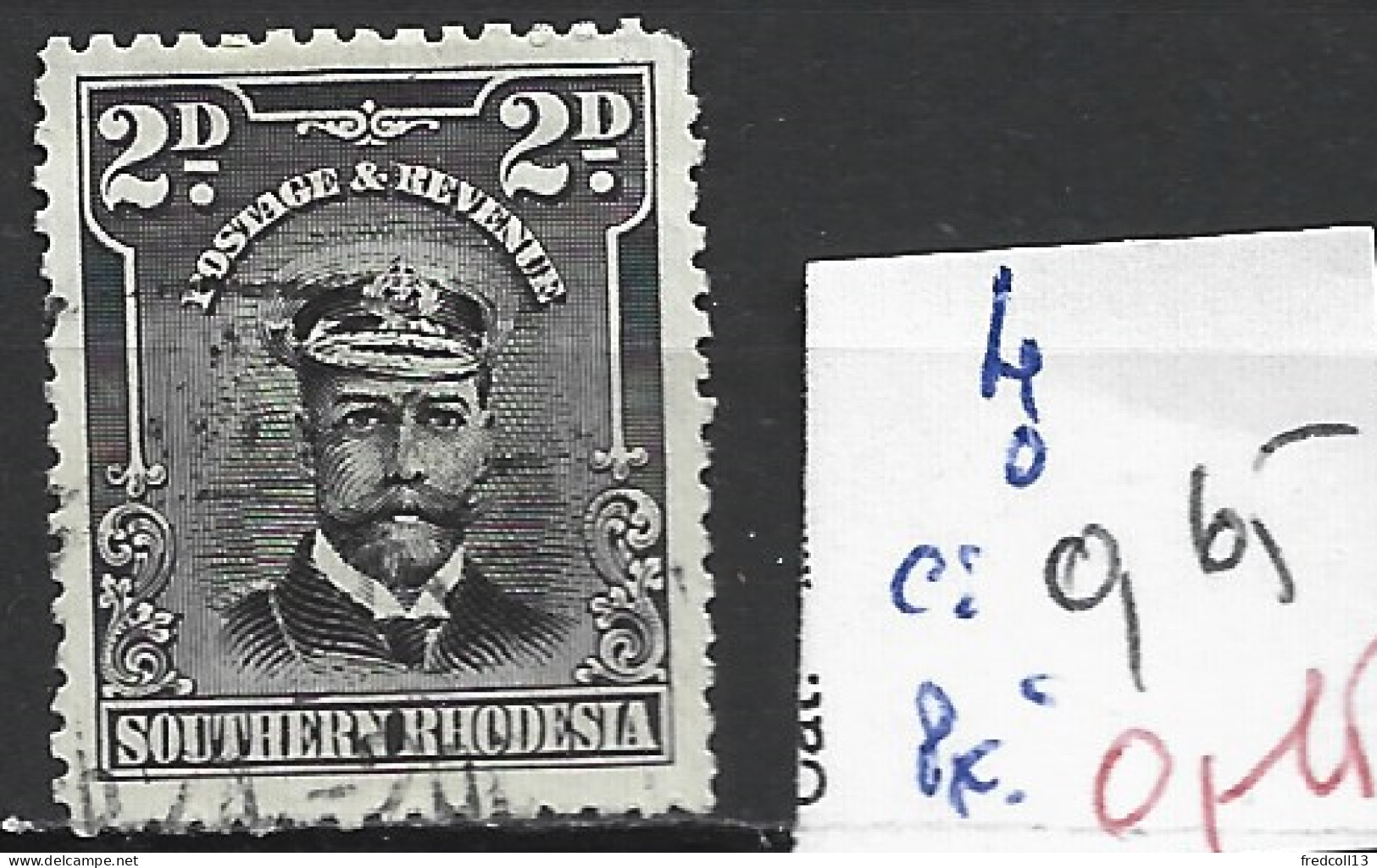 RHODESIE DU SUD 4 Oblitéré Côte 0.65 € - Southern Rhodesia (...-1964)
