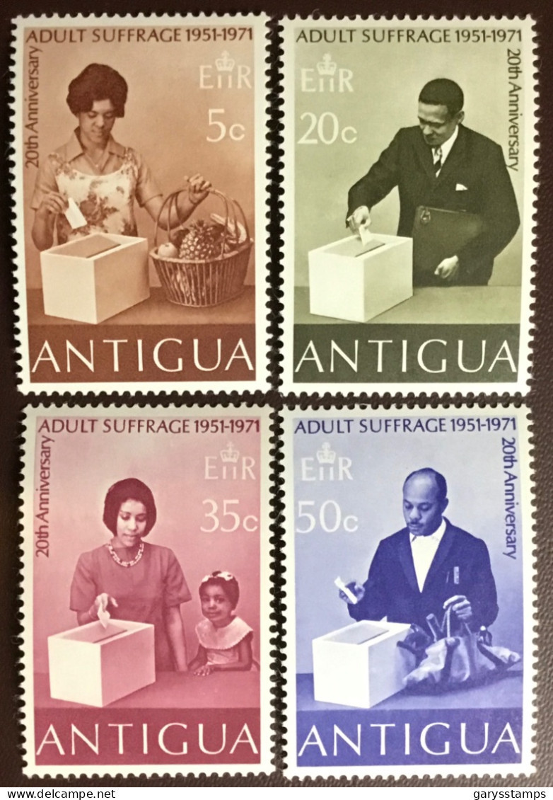 Antigua 1971 Adult Suffrage MNH - 1960-1981 Ministerial Government