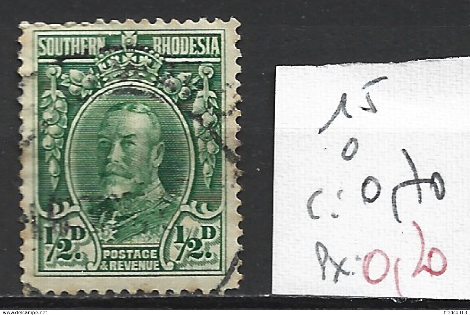 RHODESIE DU SUD 15 Oblitéré Côte 0.70 € - Southern Rhodesia (...-1964)