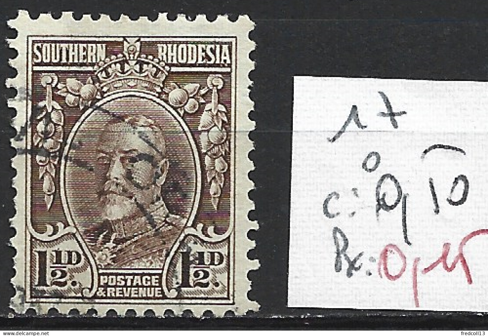 RHODESIE DU SUD 17 Oblitéré Côte 0.50 € - Southern Rhodesia (...-1964)