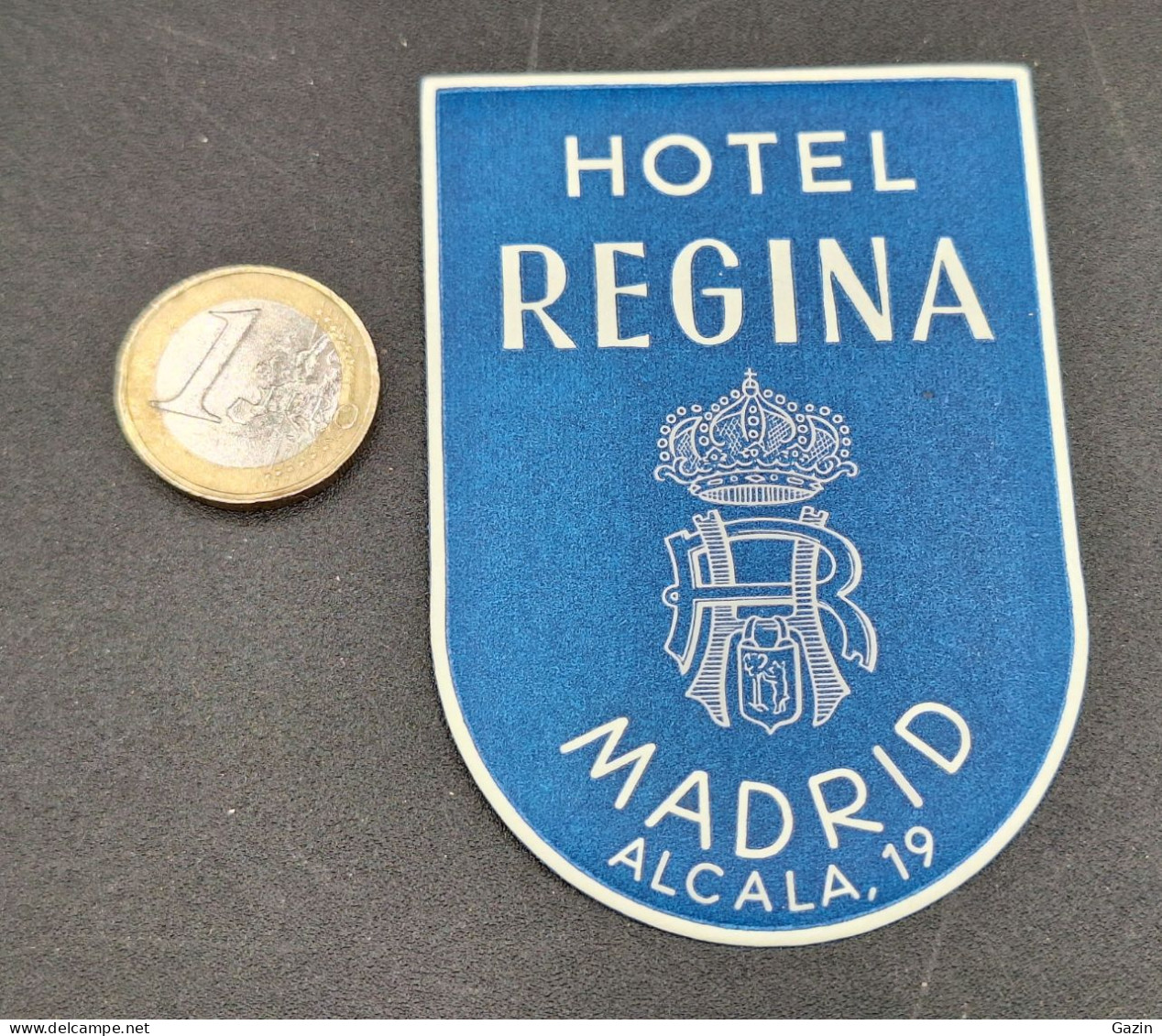 C7/3 - Hotel Regina * Madrid * Espana * Luggage Lable * Rótulo * Etiqueta - Adesivi Di Alberghi