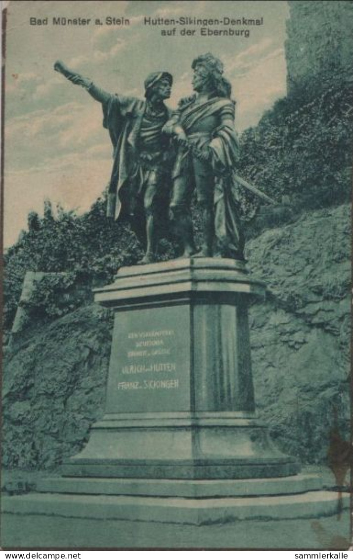 58396 - Bad Münster Am Stein-Ebernburg - Hutten-Sikingen-Denkmal - 1927 - Bad Muenster A. Stein - Ebernburg