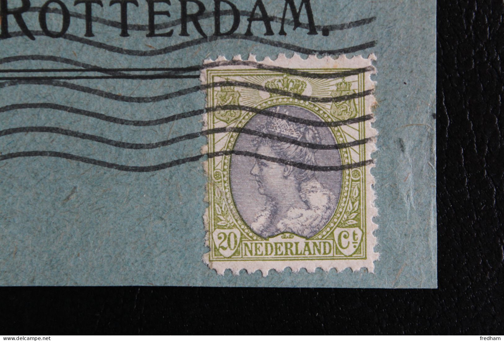 ROTTERDAM OMEC 29-III-192I SUR  7 LO SUR MICHEL NL 79E REINE WILHELMINE 20C - Used Stamps
