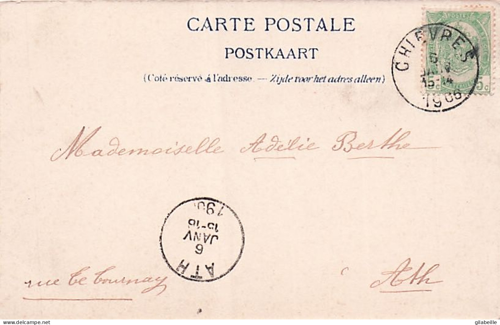 Ath - CHATEAU D'ARBRES Par MAFFLES - Pavillon Du Cerf - 1906 - Parfait Etat - Ath
