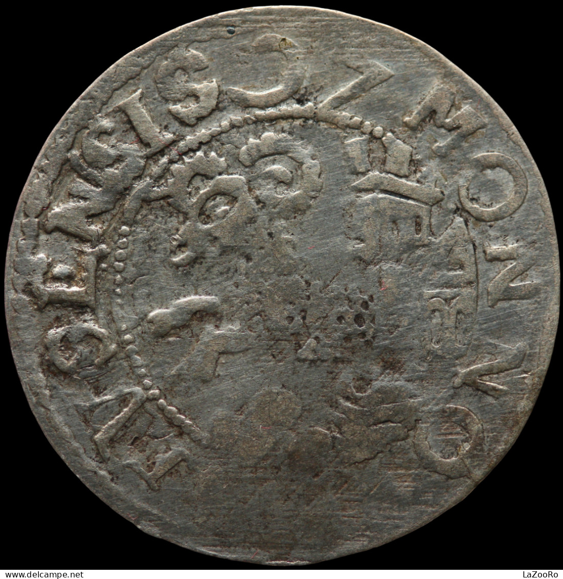 LaZooRo: Switzerland SCHAFFHAUSEN 3 Kreuzer 1597 VF Double Strike Rotation - Silver - Sciaffusa