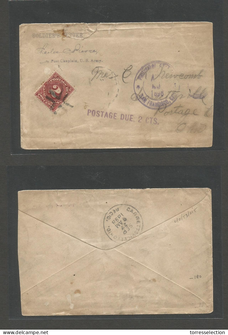 PHILIPPINES. 1898 (Aug 20) US Military Soldier's Letter. Manila - USA, Ohio. Garrettsvielle (27 Sept) Sent By Post Chapl - Philippines