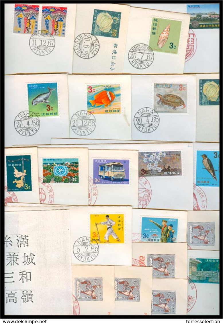 RYUKYU ISLANDS. C.1963-4. 19 Diff FDC / Cachets / Usages. Fine. - Ryukyu Islands