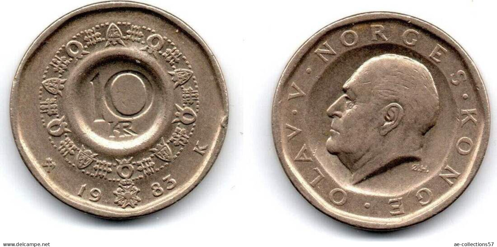 MA 31513   / Norvège - Norway - Norwegen 10 Kroner 1983 TTB - Norvegia