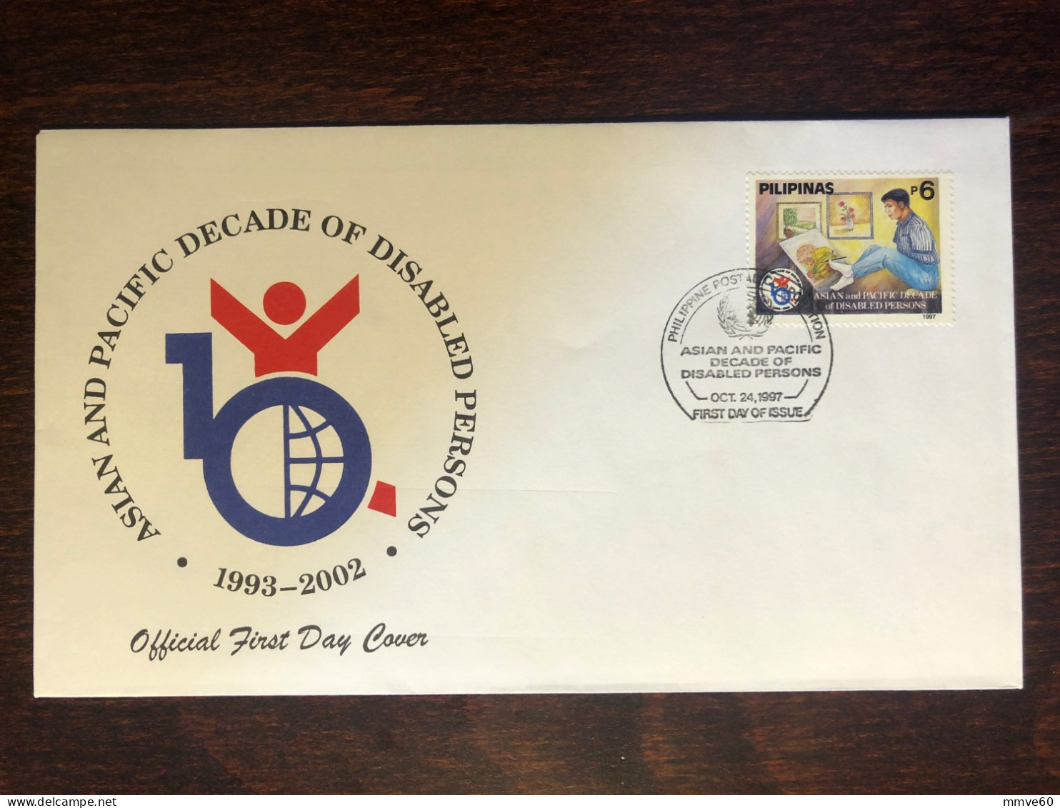 PHILIPPINES FDC COVER 1997 YEAR DISABLED PEOPLE HEALTH MEDICINE STAMPS - Filippine