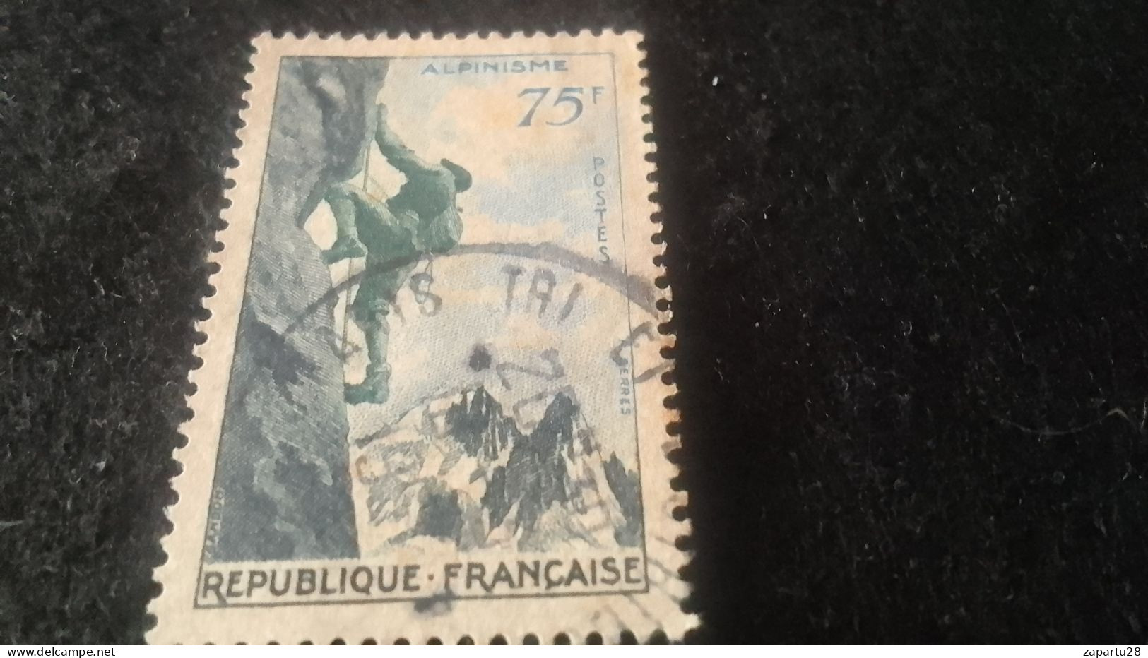FRANSA- 1940-50       75    C  DAMGALI  SÜRSARJLI - Oblitérés
