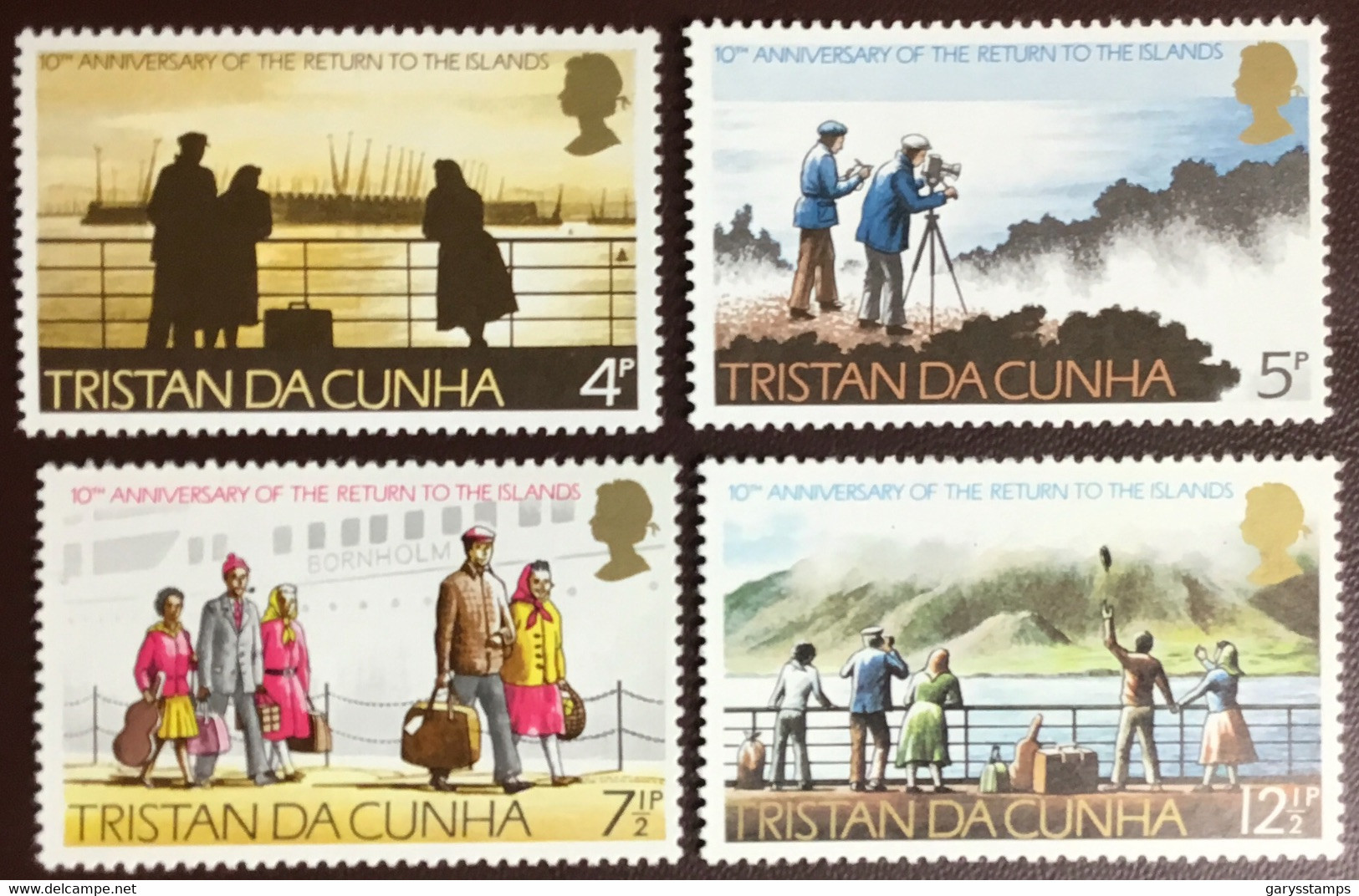 Tristan Da Cunha 1973 Islanders Return MNH - Tristan Da Cunha