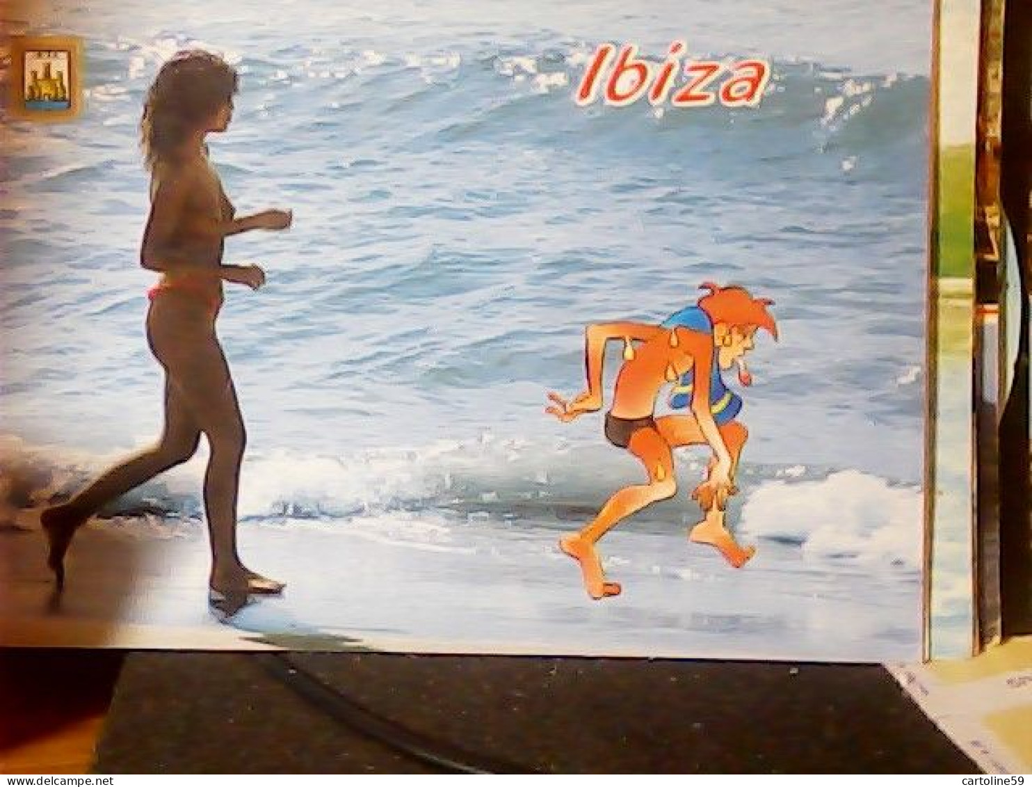 IBIZA GIRL PIN UP SENO NUDO NU NUDE VB1987  JV5673 - Ibiza