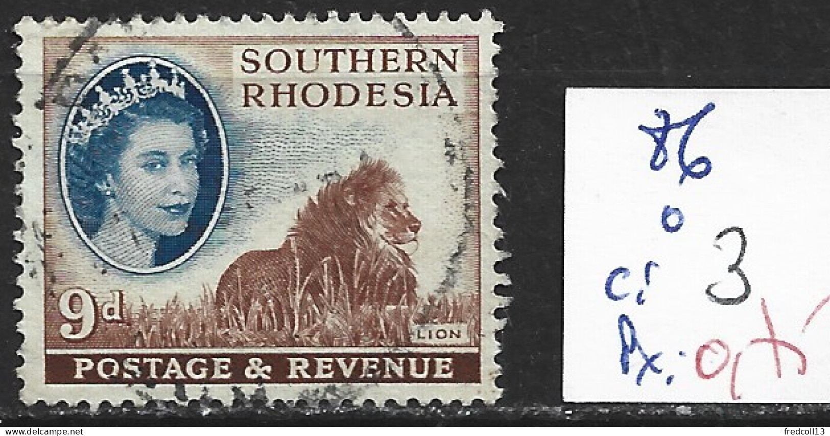 RHODESIE DU SUD 86 Oblitéré Côte 3 € - Southern Rhodesia (...-1964)