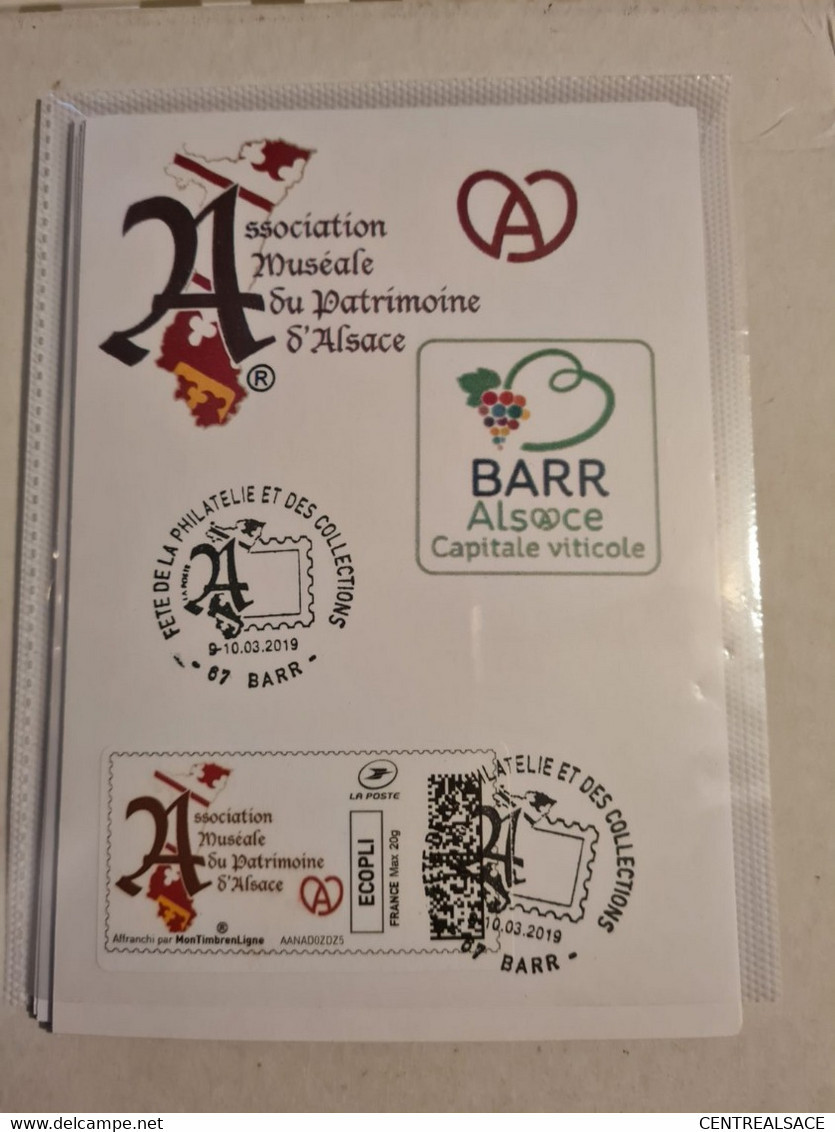BARR 2019 Fête De La Philatélie  AMPA - Printable Stamps (Montimbrenligne)