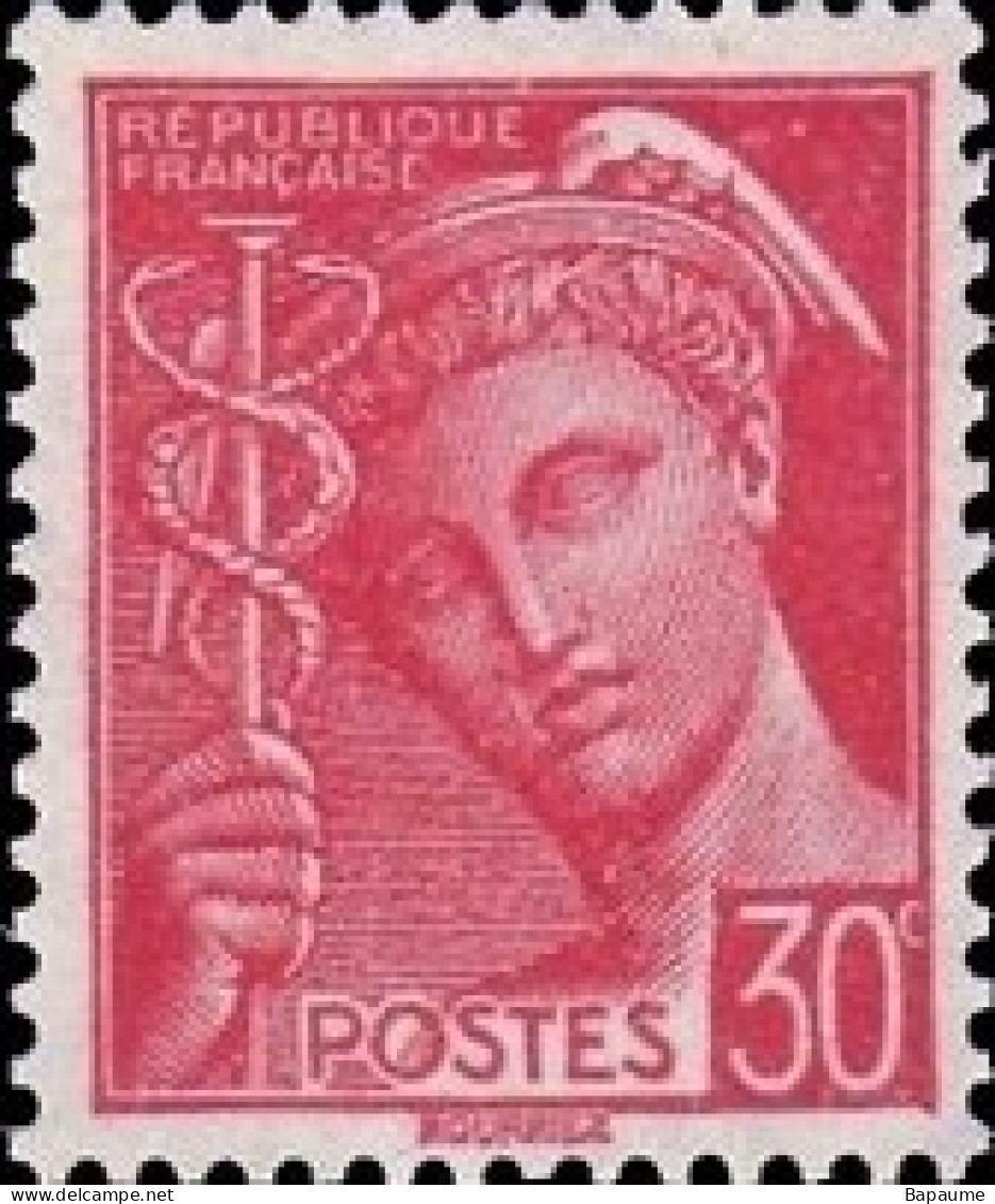 France - Type Mercure 30c - Légende "République Française"- Neuf** NMH - Cote Catalogue Yvert & Tellier 0,2€ - 1938-42 Mercurius