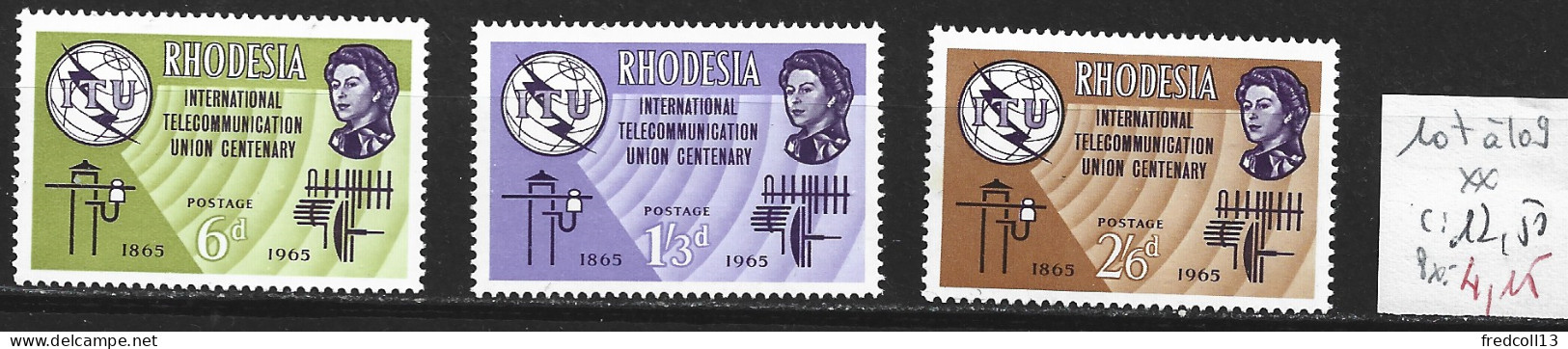 RHODESIE DU SUD 107 à 109 ** Côte 12.50 € - Zuid-Rhodesië (...-1964)