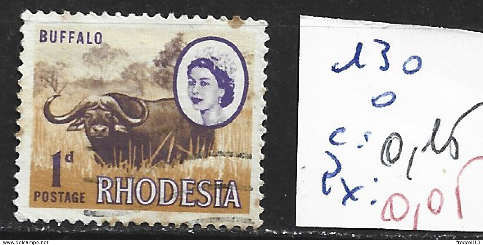 RHODESIE DU SUD 130 Oblitéré Côte 0.15 € - Southern Rhodesia (...-1964)