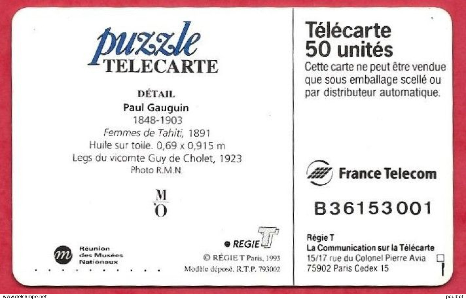Télécarte En 700 Femmes De Tahiti 08 93 - 50 Einheiten