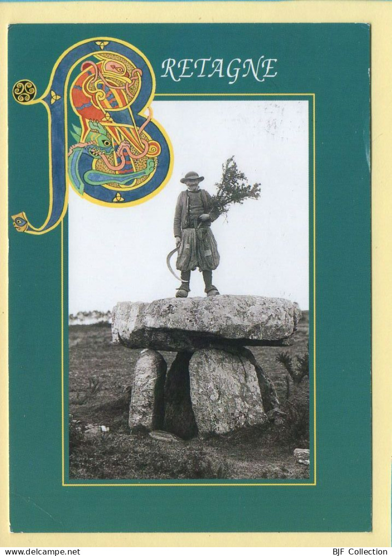 Image Du Passé : Le Druide Du Ménez-Hom (photo Le Doaré Vers 1912) Bretagne - Sonstige & Ohne Zuordnung