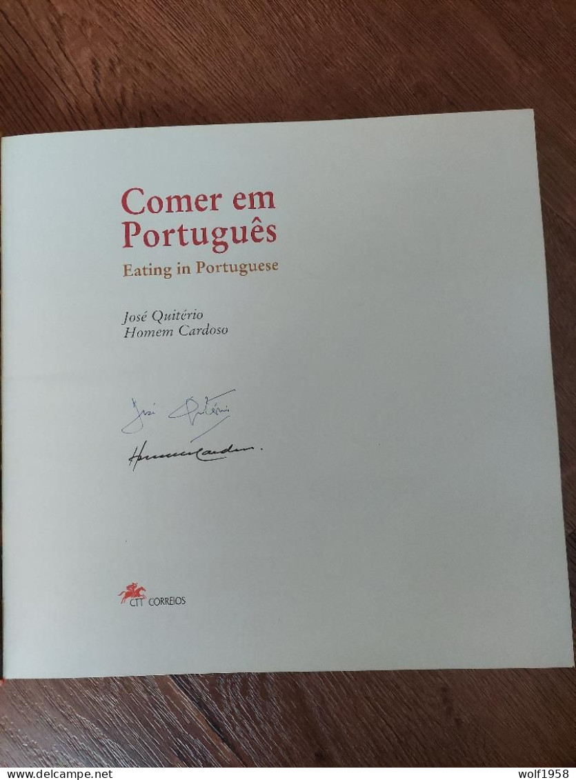 PORTUGAL EATING IN PORTUGUESE - COMER EM PORTUGUES - SONDERBUCH - THEMATIC BOOK - 1997 - Buch Des Jahres
