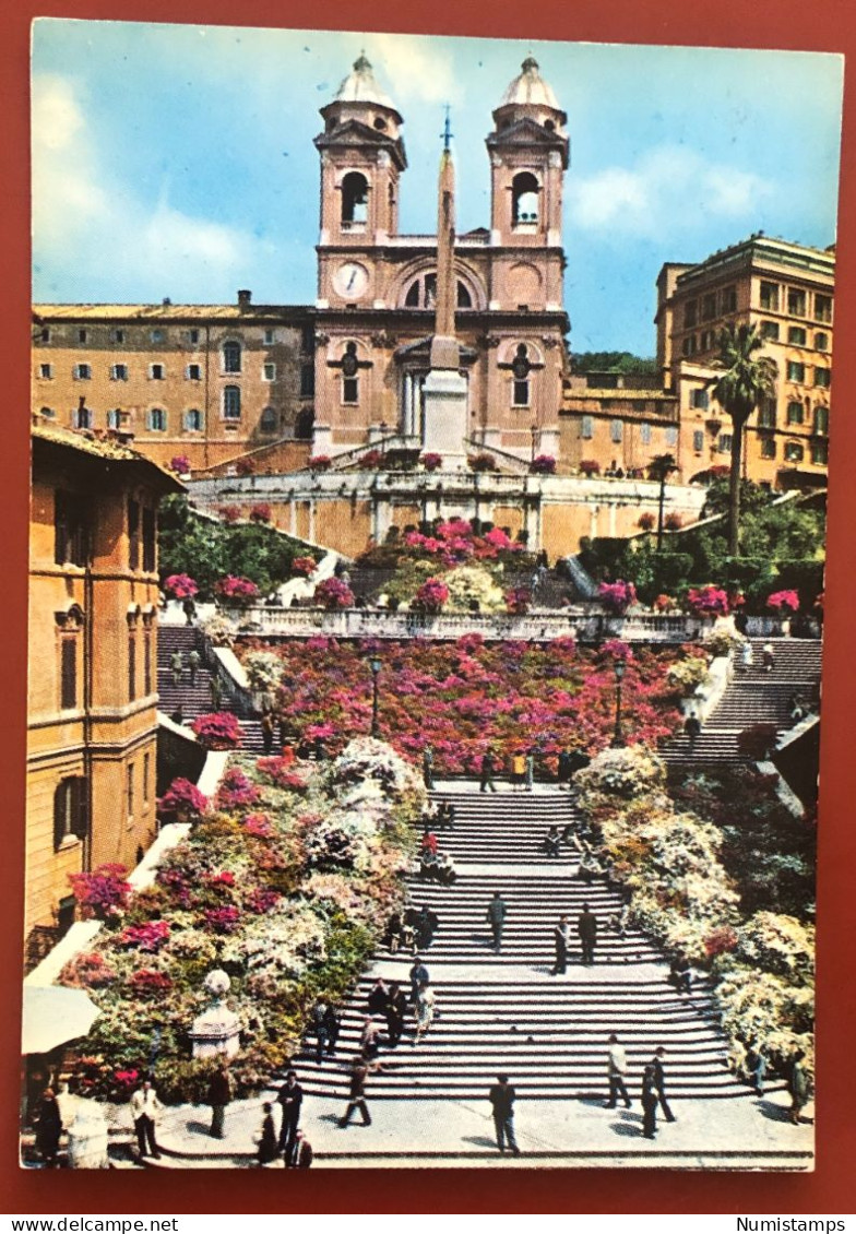ROMA Piazza Di Spagna-Trinità Dei Monti - 1967 (c223) - Places & Squares