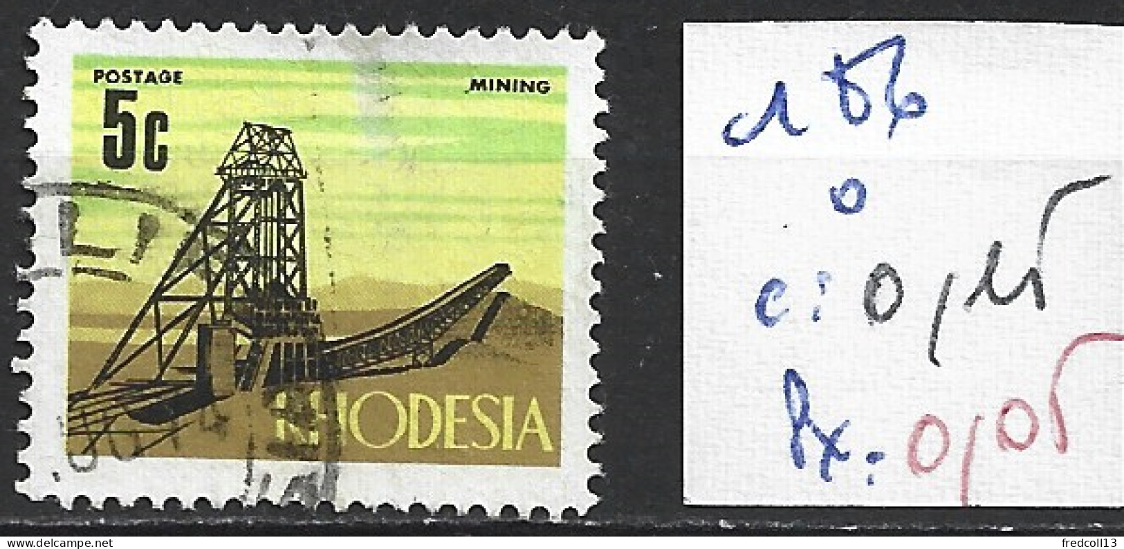 RHODESIE DU SUD 186 Oblitéré Côte 0.15 € - Rhodésie Du Sud (...-1964)