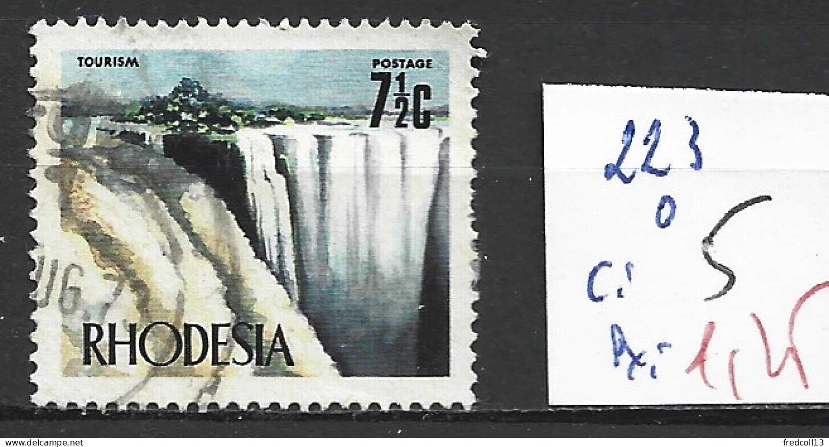 RHODESIE DU SUD 223 Oblitéré Côte 5 € - Southern Rhodesia (...-1964)