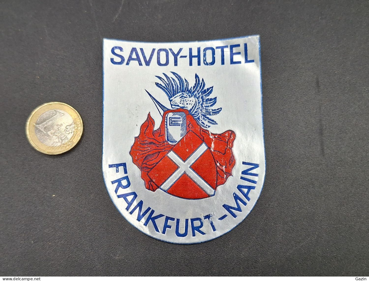 C7/3 - Hotel Savoy * Frankfurt - Main * Germany *  Luggage Lable * Rótulo * Etiqueta - Hotelaufkleber