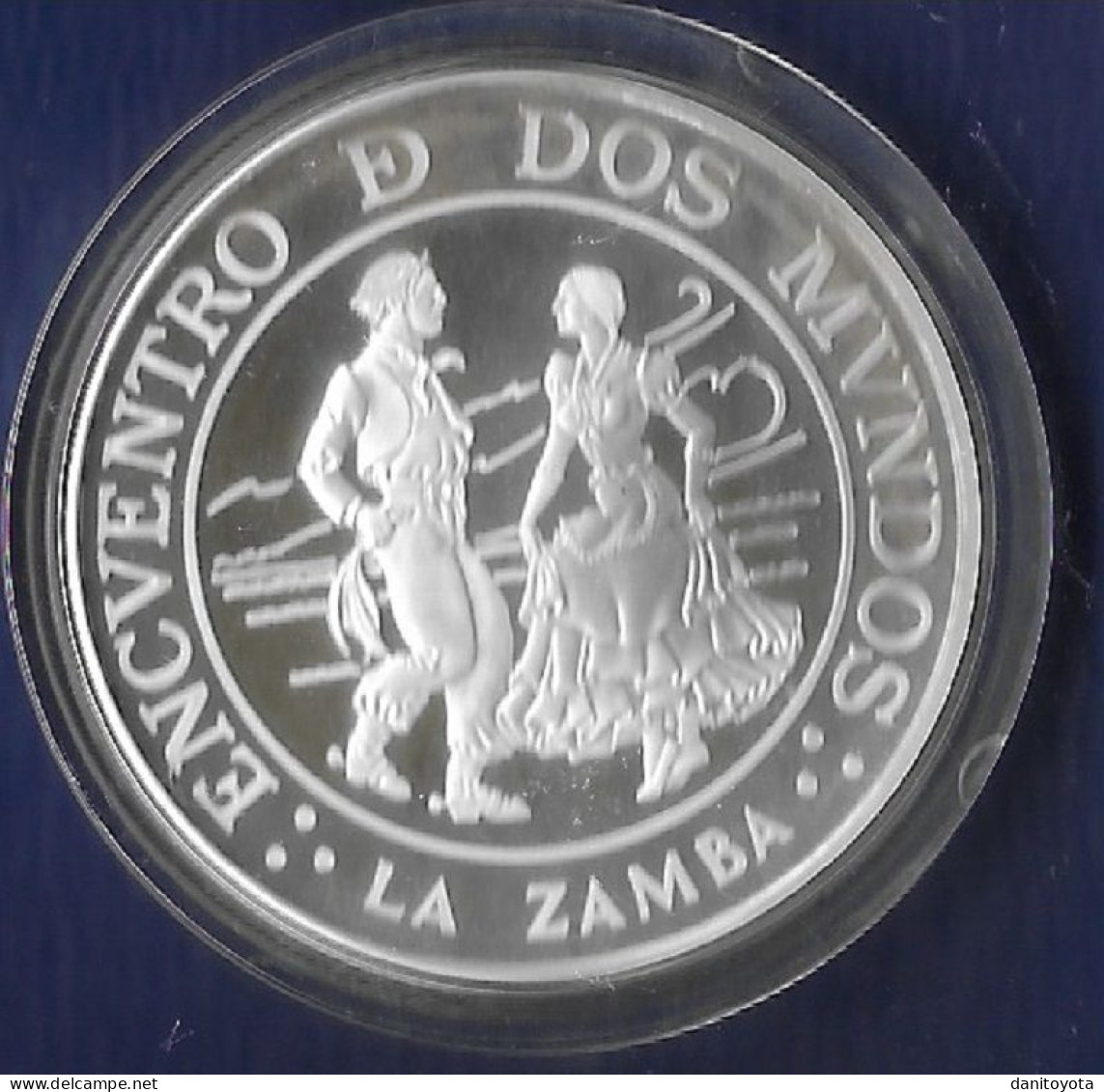 ARGENTINA AÑO 1997 25 PESOS PLATA " LA ZAMBA" - Argentinië