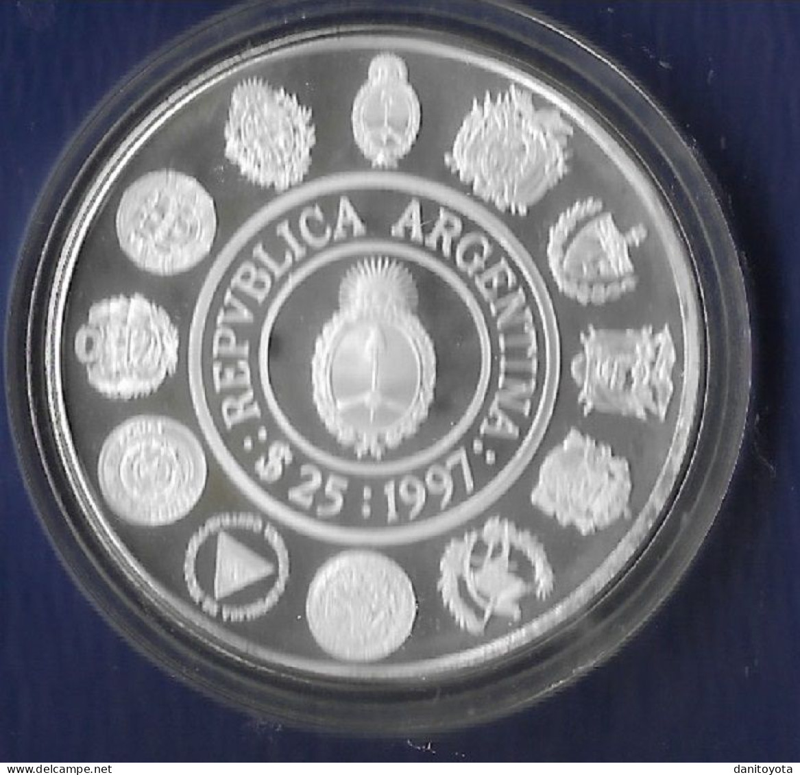 ARGENTINA AÑO 1997 25 PESOS PLATA " LA ZAMBA" - Argentina