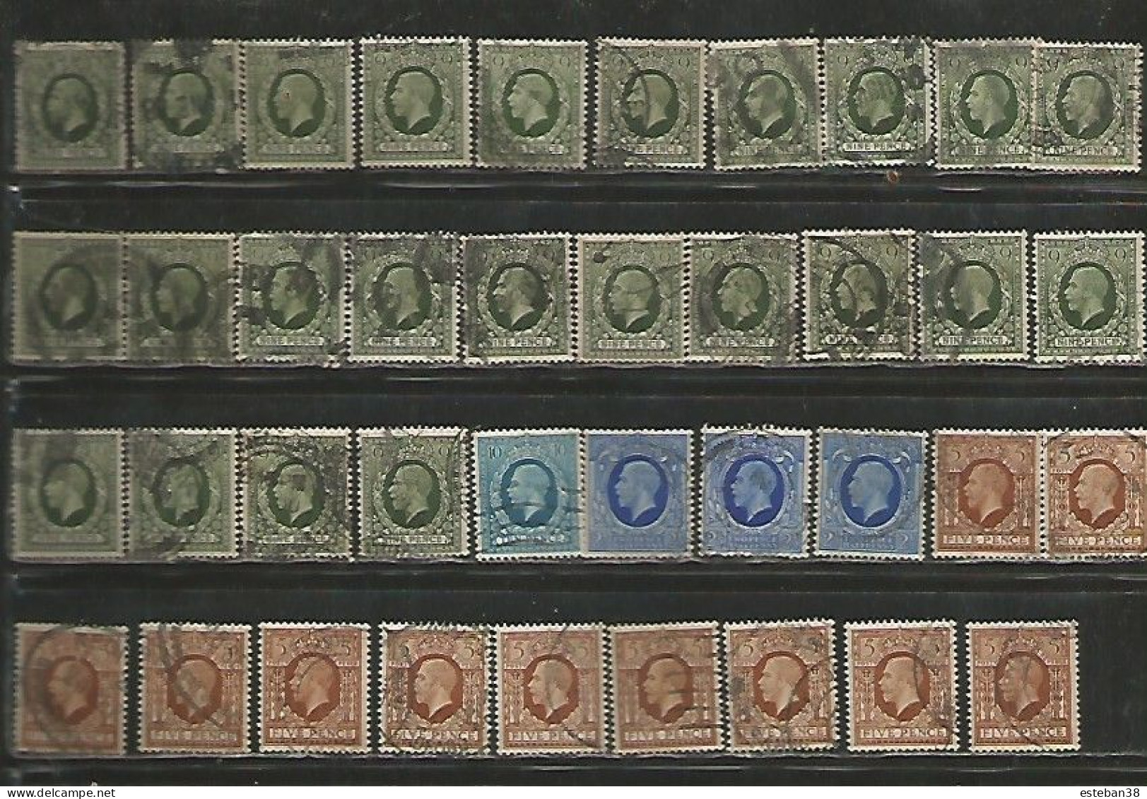 George Vll Timbres Diverses - Collections