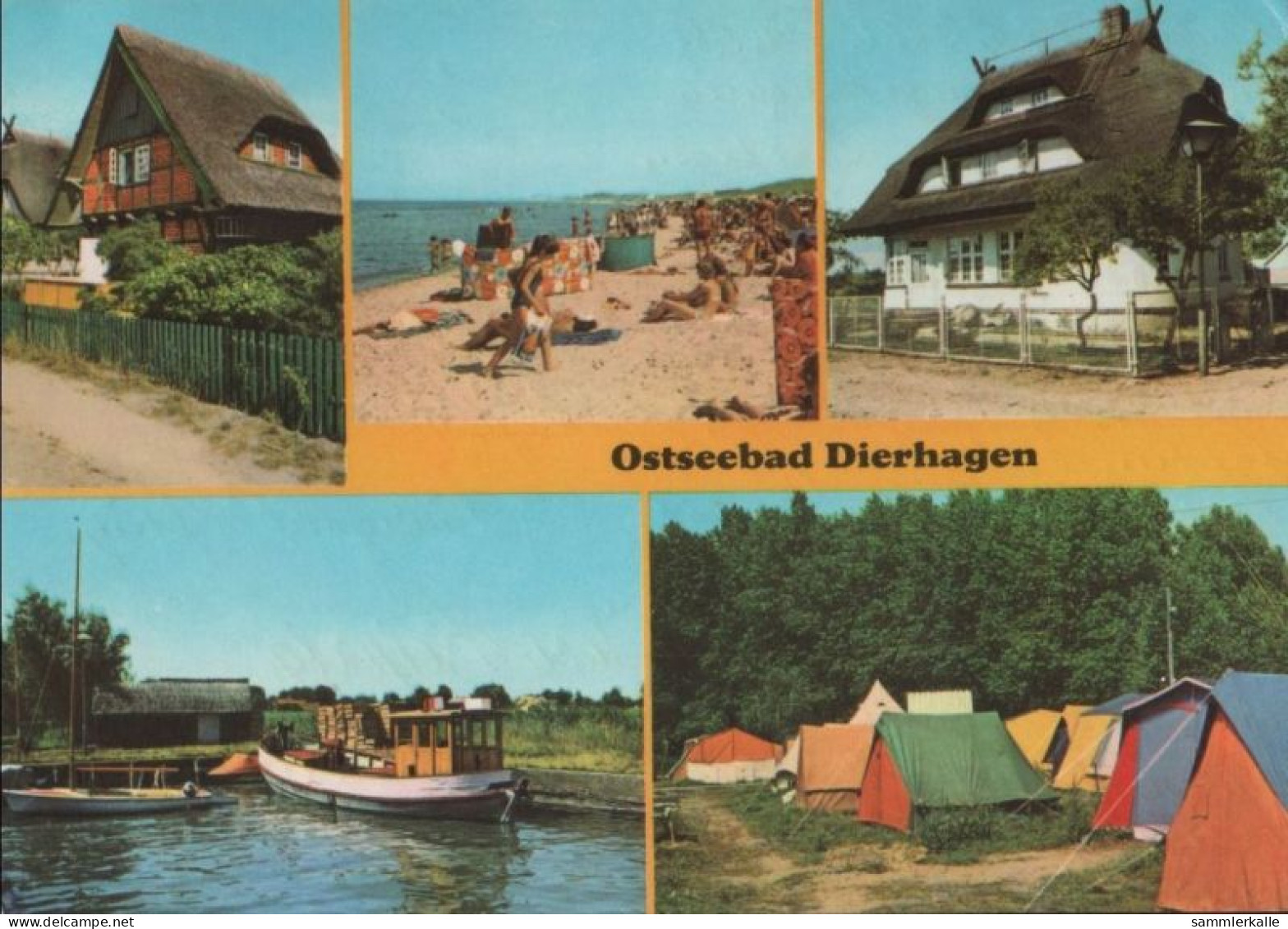 37011 - Dierhagen - U.a. Zeltplatz - 1981 - Fischland/Darss