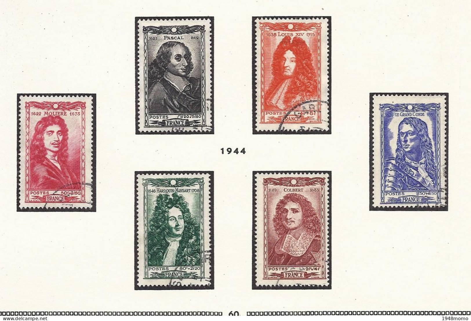 N° 612 à 617 - Used Stamps