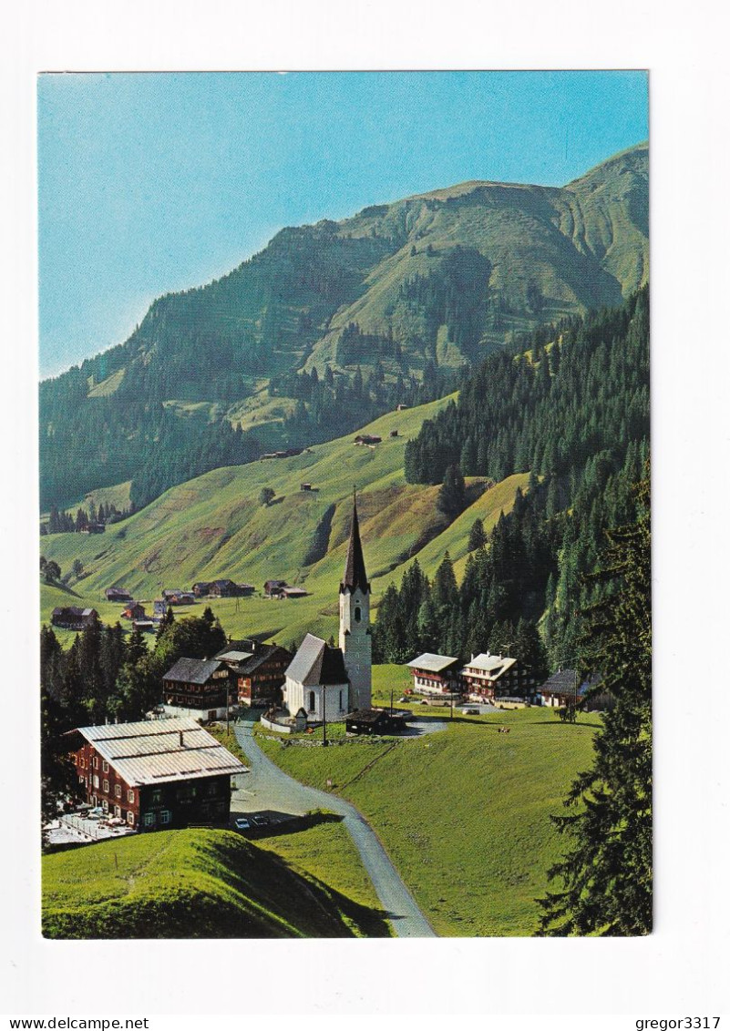 E5814) SCHRÖCKEN - Hochtannberg - Vorarlberg - Straße Kirche Häuser U. BUS - Schröcken