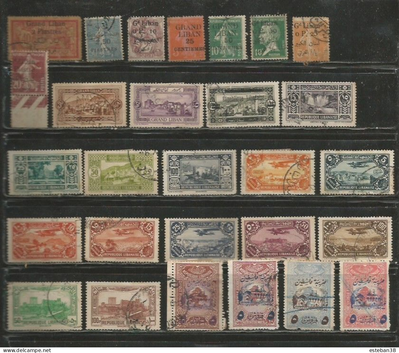 Grand Liban Timbres Diverses - Other & Unclassified