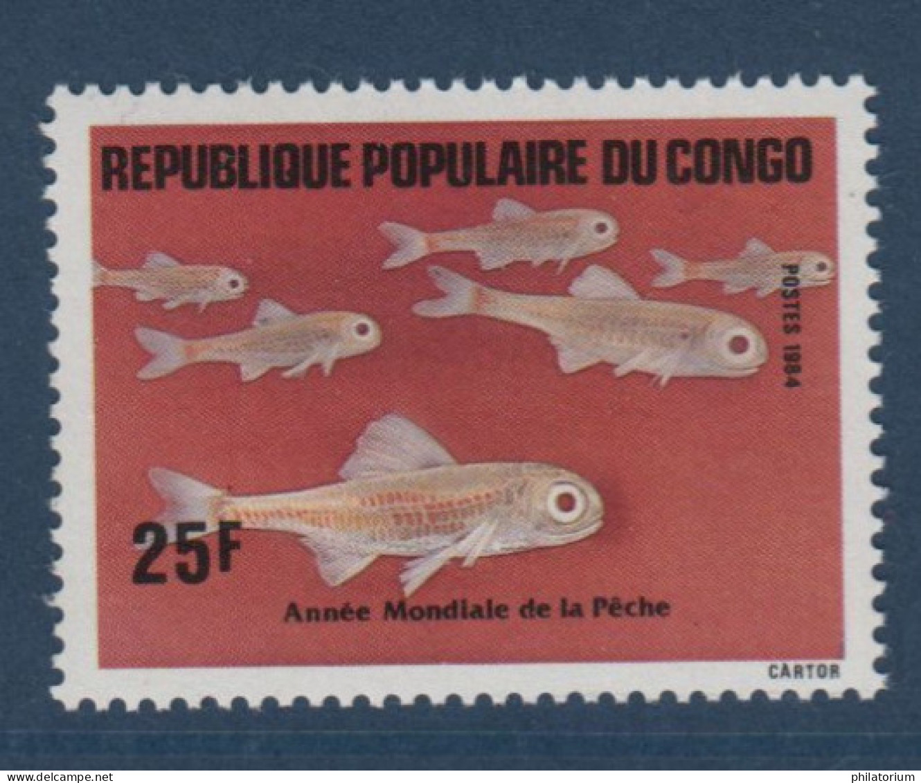 Congo, **, Yv 740, Mi 973, SG 967, Ban De Poissons, - Nuevas/fijasellos