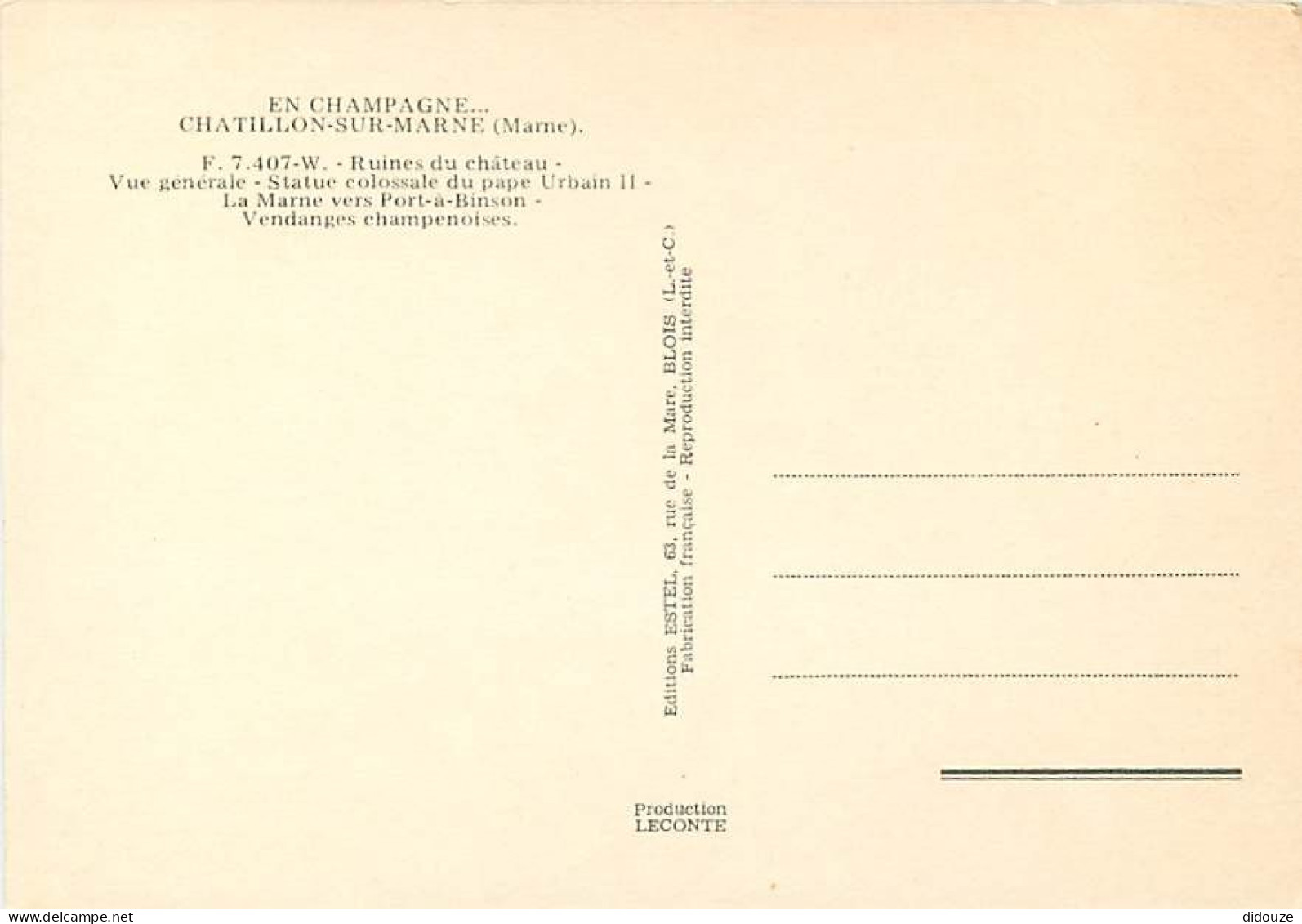 51 - Chatillon Sur Marne - Multivues - CPM - Carte Neuve - Voir Scans Recto-Verso - Châtillon-sur-Marne