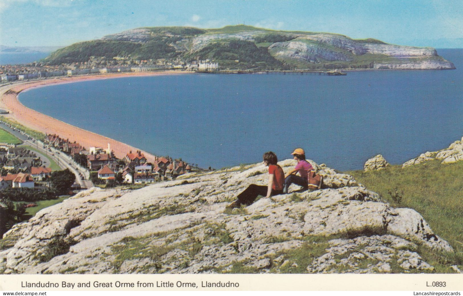 Postcard Llandudno Bay Wales  My Ref B14911 - Caernarvonshire