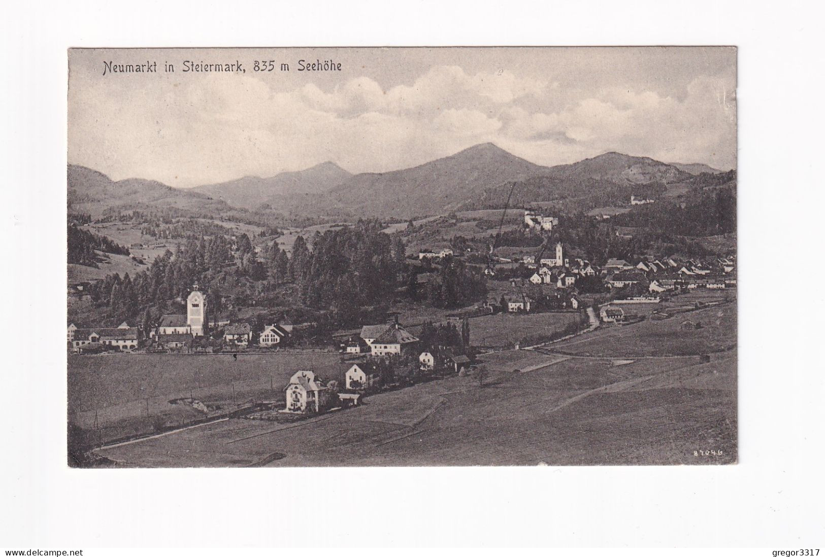 E5818) NEUMARKT - Steiermark - Dünn Besiedelte Ansicht Mit Einzelnen Häusern ALT !! BAHNPOST VILLACH - BRUCK 1942 - Neumarkt