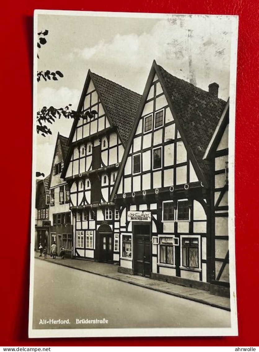 AK Alt Herford Brüderstraße 1934 - Herford