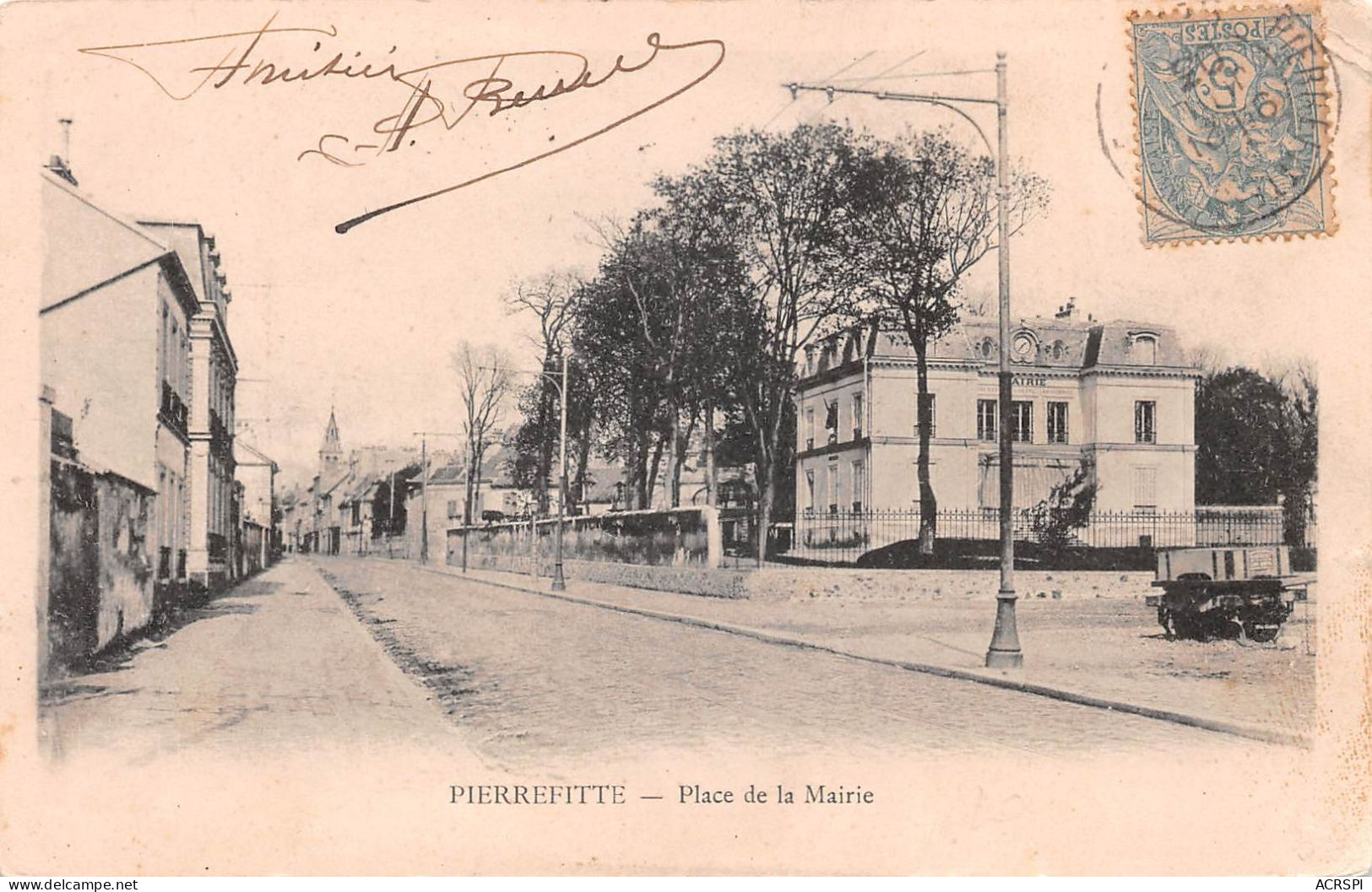 93  Pierrefitte-sur-Seine La Place De La Mairie   (Scan R/V) N°   19   \PP1099Und - Pierrefitte Sur Seine