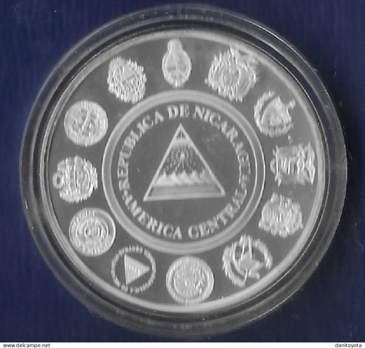 NICARAGUA AÑO 1997 5 CORDOBAN PLATA " LAS INDITAS Ó MESTIZAJE" - Nicaragua